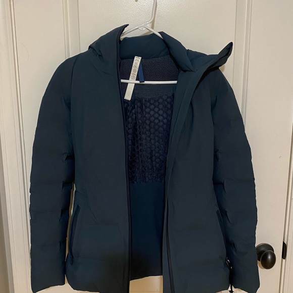 lululemon athletica Jackets & Blazers - Lululemon sleet street jacket size 2 Iron Blue